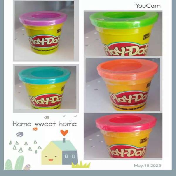 Play-doh Paquete X 5 Latas Colores Surtidos