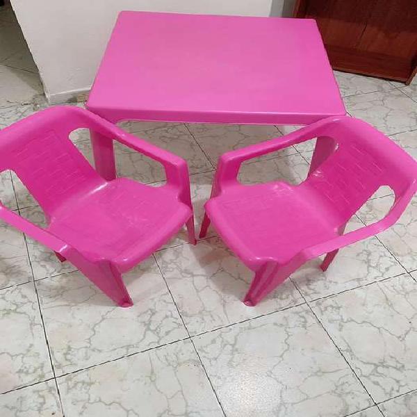 mesa y silla rimax para niñas