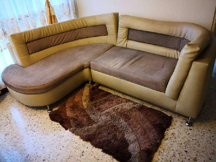 mueble en L tapizado