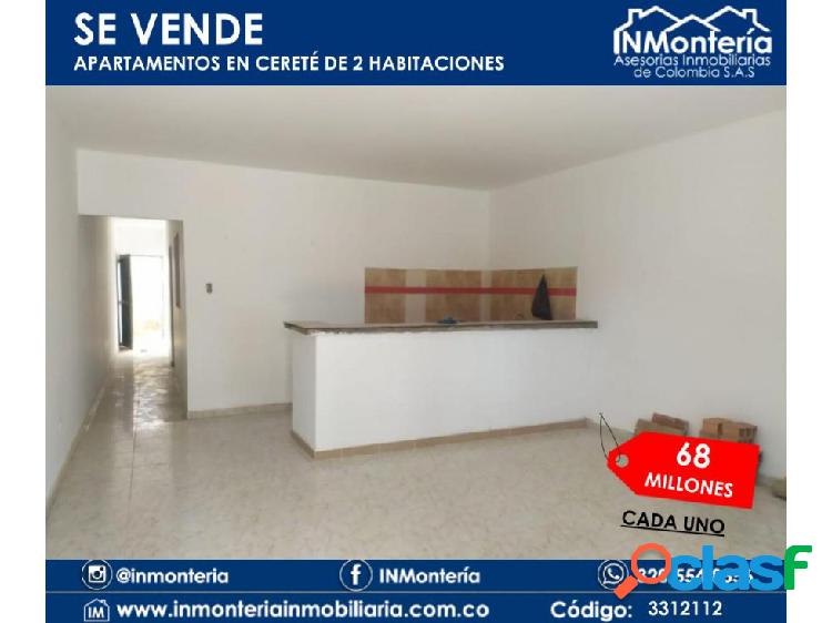 SE VENDEN 2 APARTAMENTOS EN CERETE