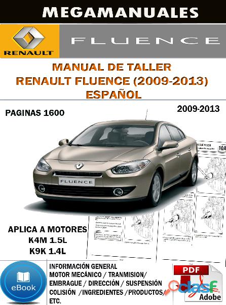 Manual De Taller Renault Fluence 2009 2013 Español
