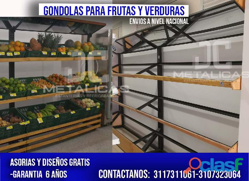 Gondolas para frutas y verduras
