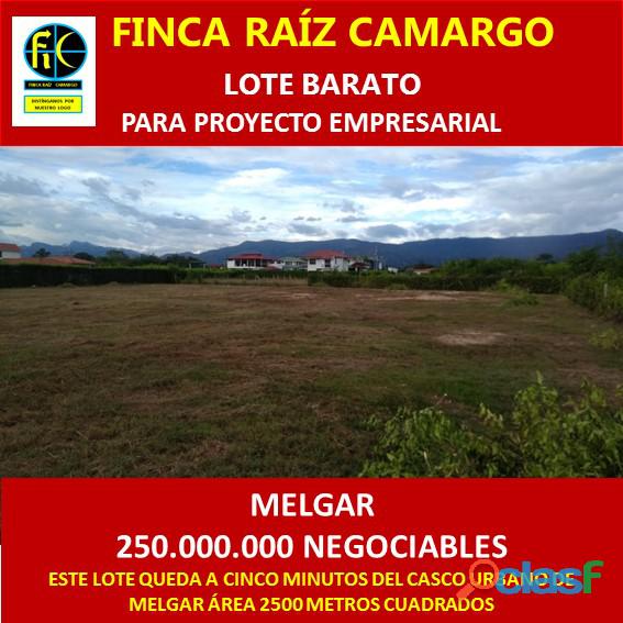 LOTE MELGAR BARATO