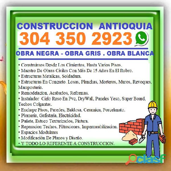 ⭐ MAESTRO DE OBRA MEDELLIN, Albañil, Construccion,