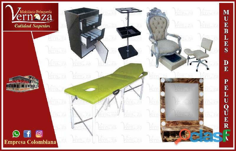 235ELABORAMOS MUEBLES PARA PELUQUERIA, MESA MANICURA,