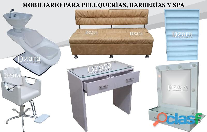 73 ESTUPENDOS MUEBLES PARA PELUQUERIAS, MESA MANICURA,