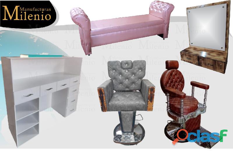 76 SORPRENDENTE MOBILIARIO PARA PELUQUERIA, SALAS DE