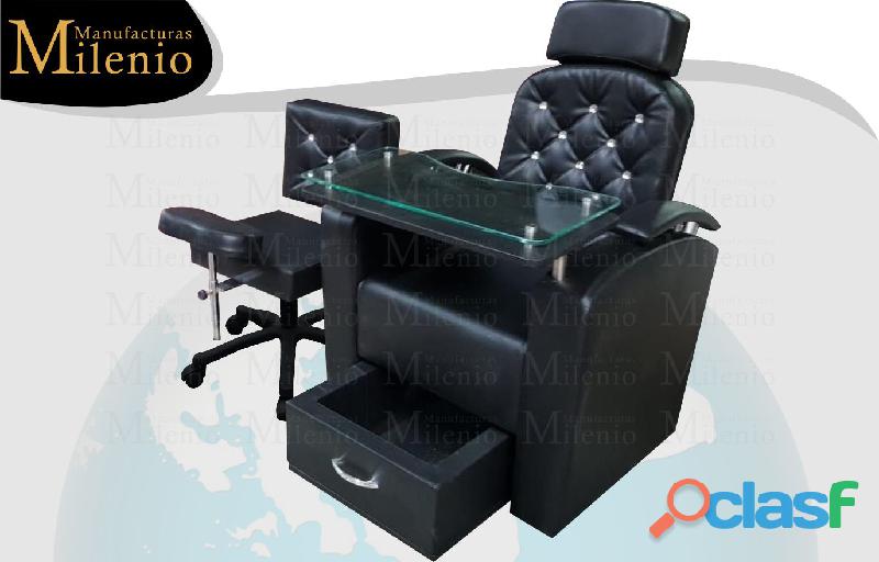 260 CAPACES POLTRONA PEDICURE, SILLA DE BARBERIA,