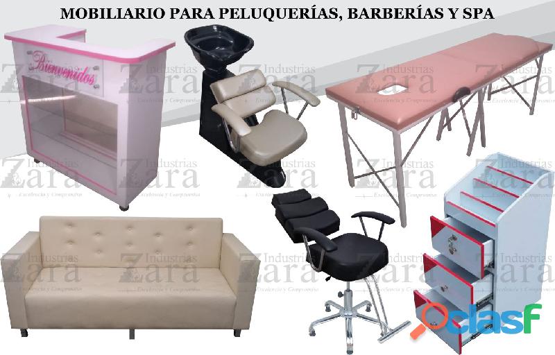 184ASOMBROSA FABRICA DE MUEBLES PARA BARBERIA, MESA