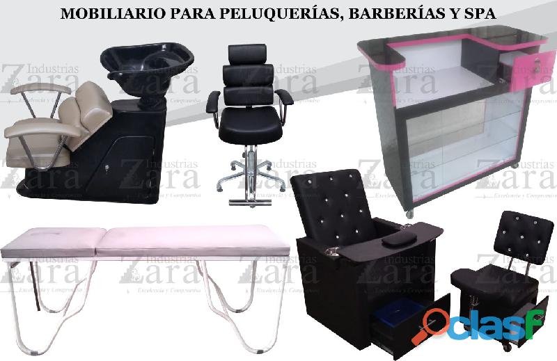 208 GRANDIOSOS MOBILIARIOS DE PELUQUERIA, MESA MANICURA,