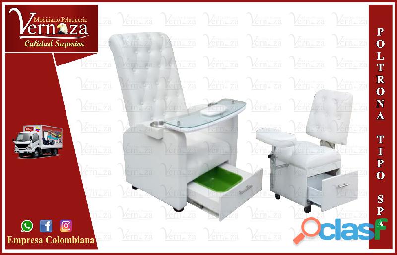 425FUERTES POLTRONA PEDICURE, SILLA DE MANICURE, SILLA DE