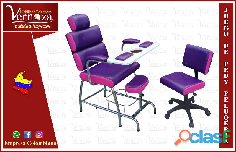 431RESISTENTE SILLA DE MANICURE, SILLA DE BARBERÍA,