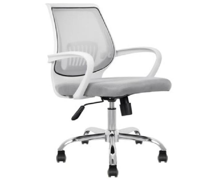 2 Sillas de Oficina Blanca Ergonómica Giratoria