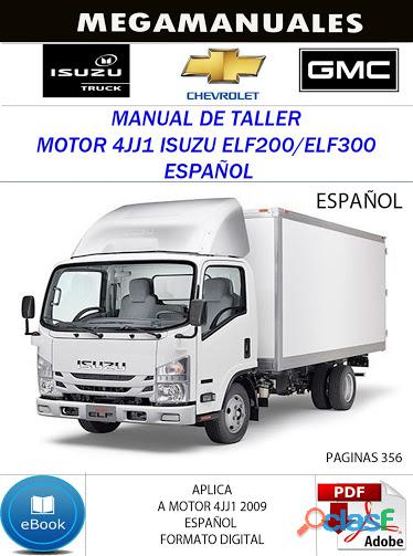 Manual De Taller Motor 4jj1 Isuzu Elf200/elf300 Español