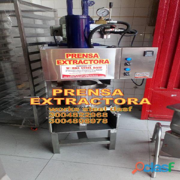 prensa extractora cacao