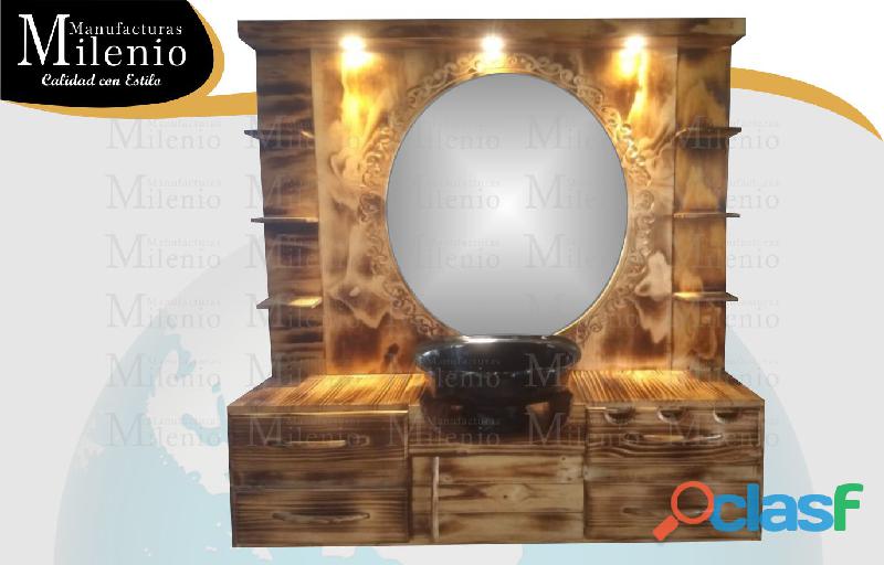 306 COMODO TOCADOR BARBERIA, SILLA DE MANICURE, CAMILLA