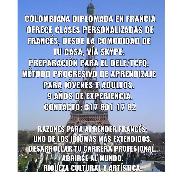 CLASES DE FRANCES PERSONALIZADAS