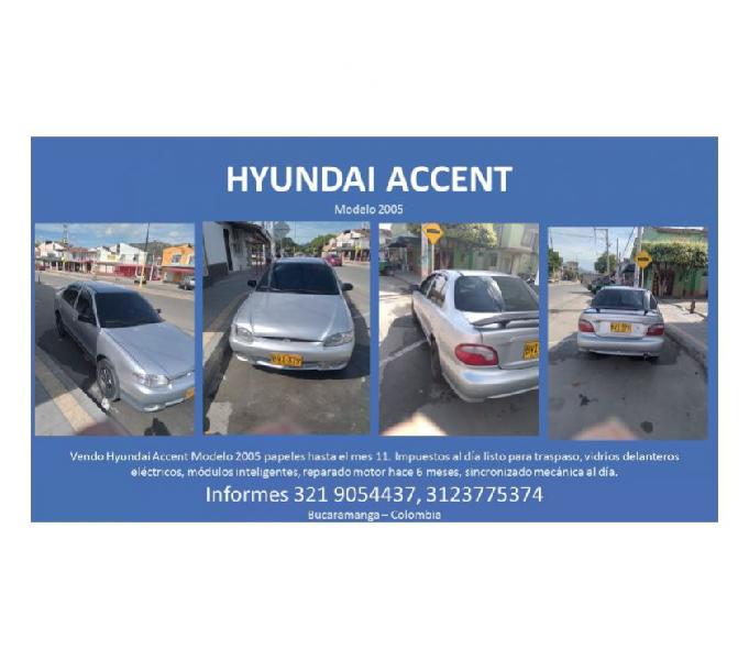 Vendo Hyundai Accent Modelo 2005