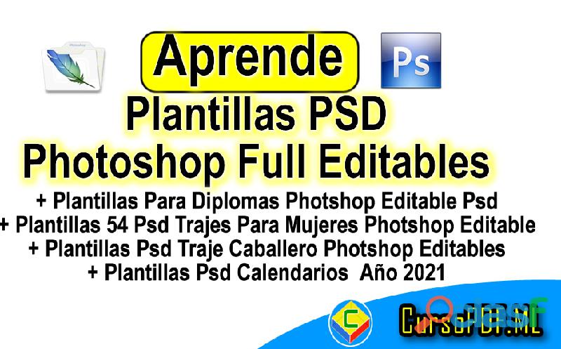 Plantillas PSD para Photoshop full editable