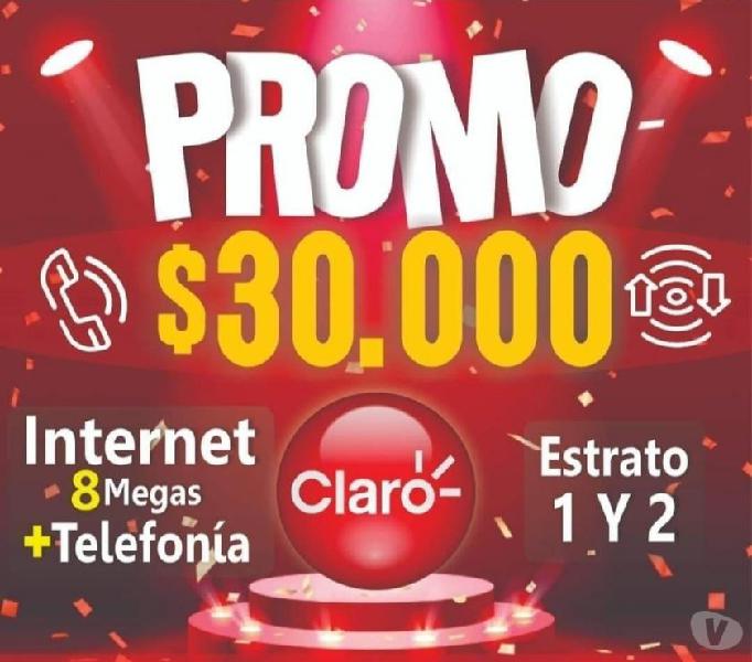 Paga en octubre internet 8 megas y teléfono