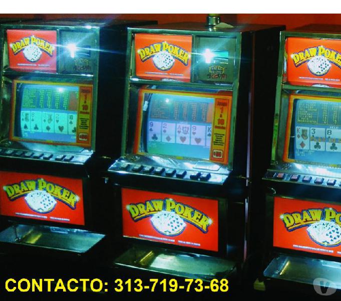 venta maquinas de casino poker willias 5-50 y mas