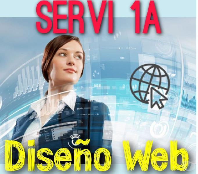 DISEÑO DE PÁGINAS WEB, SITIOS WEB, SERVI1A, WEBSITES