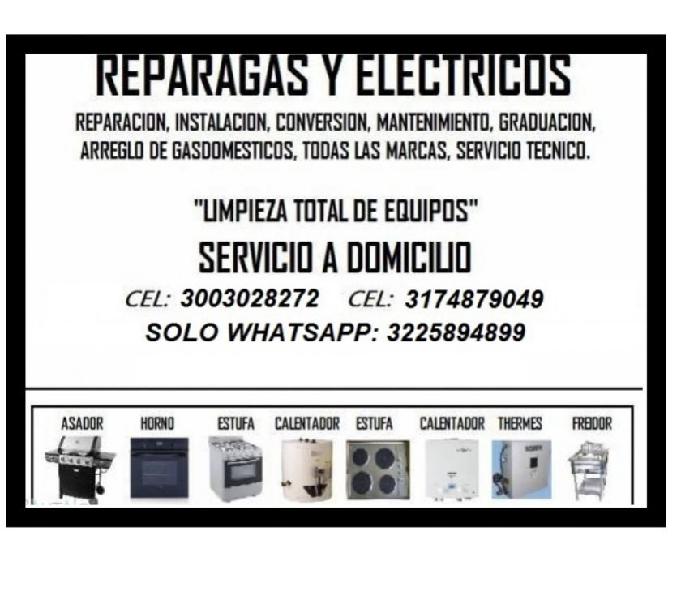 reparacion de estufas electricas en cali cel 3003028272