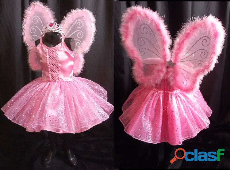 Venta de disfraces NUEVOS de princesa mariposa para niñas