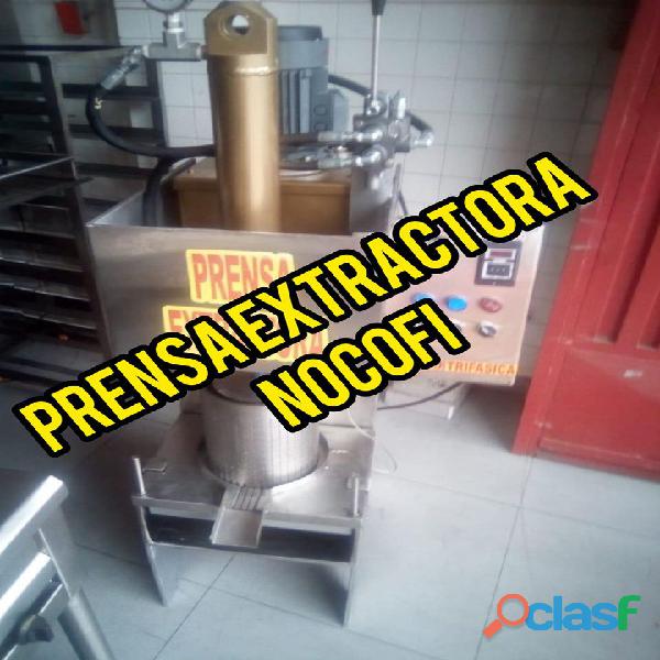 Ficha tecnica y prensa de cacao con manual de uso
