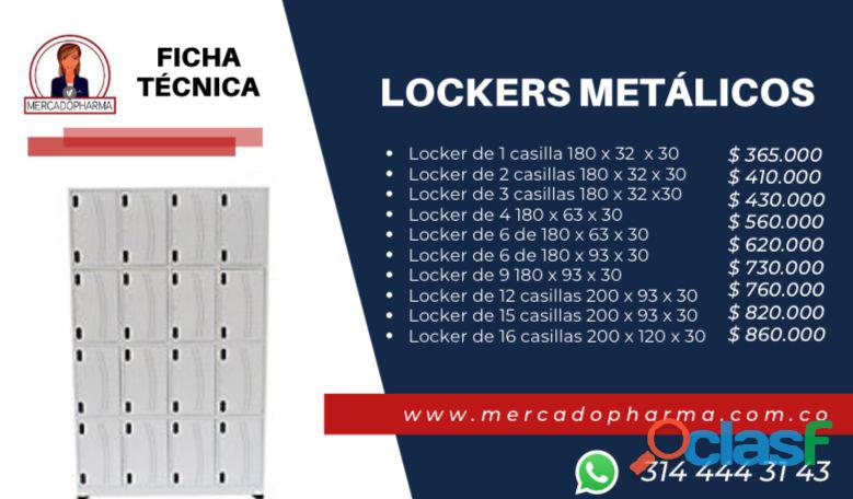 venta de lockers metalicos