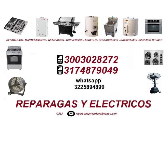 reparacion de estufas a gas en cali cel 3003028272