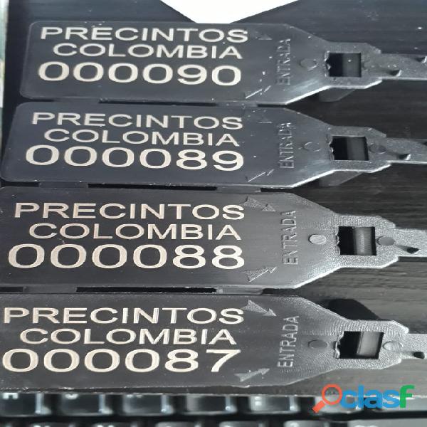 Precintos de seguridad, amarres plasticos, guayas metalicas