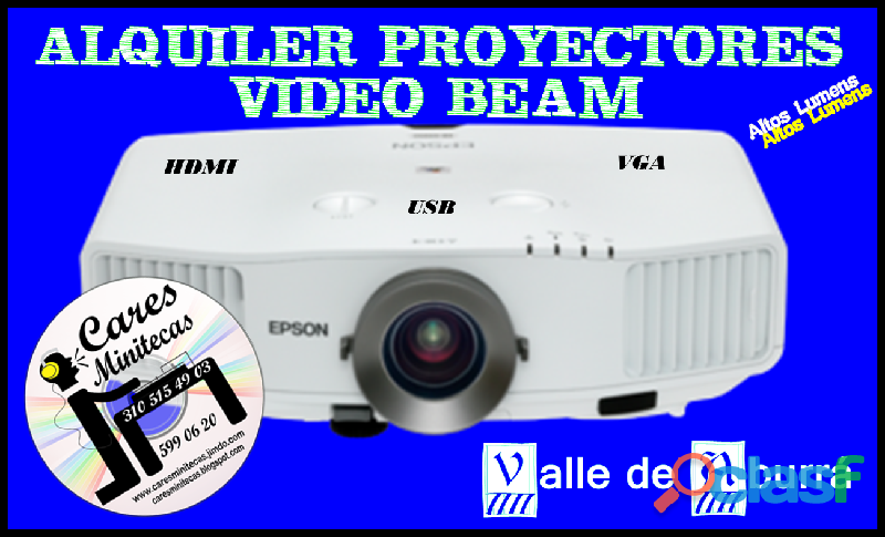 ALQUILER VIDEO BEAM ITAGUI ENVIGADO SABANETA LA ESTRELLA