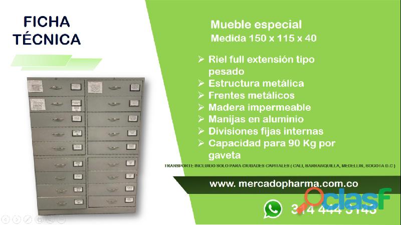 GABINETE PARA MEDICAMENTOS EN MEDELLIN