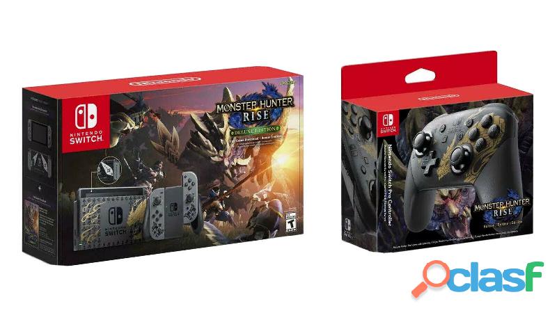 Nitendo Switch Monster Hunter Rise Deluxe Edition Console