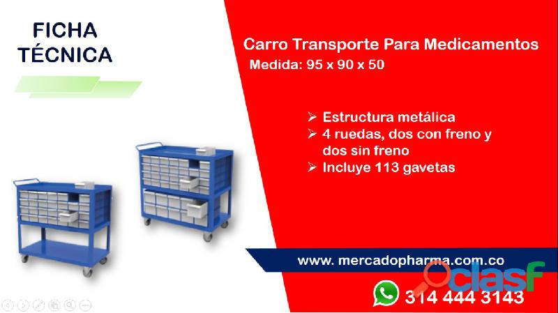 carro para medicamentos en BARRANQUILLA