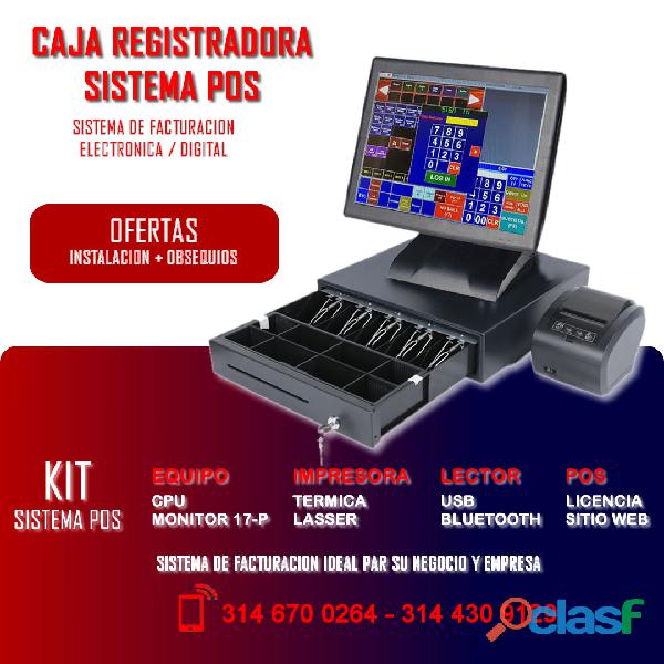 Caja Registradora, Sistema Pos de Facturación Electrónica