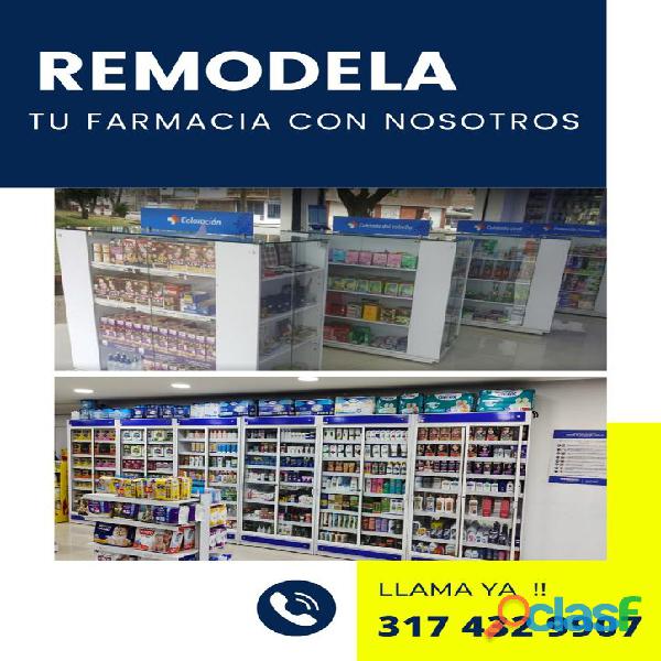 montaje farmacia en Cali