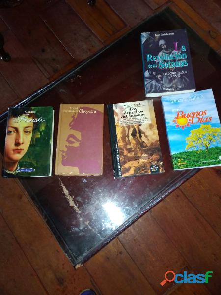Libros usados de Gabriel García Marques y otros