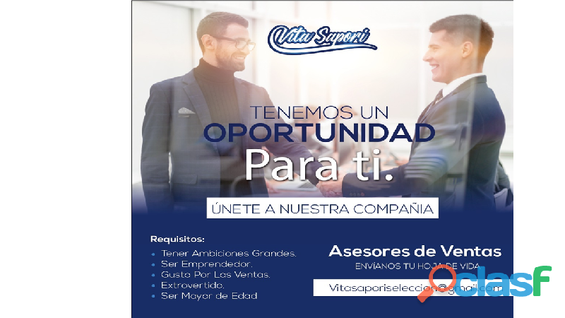 Asesor COmercial en Ventas