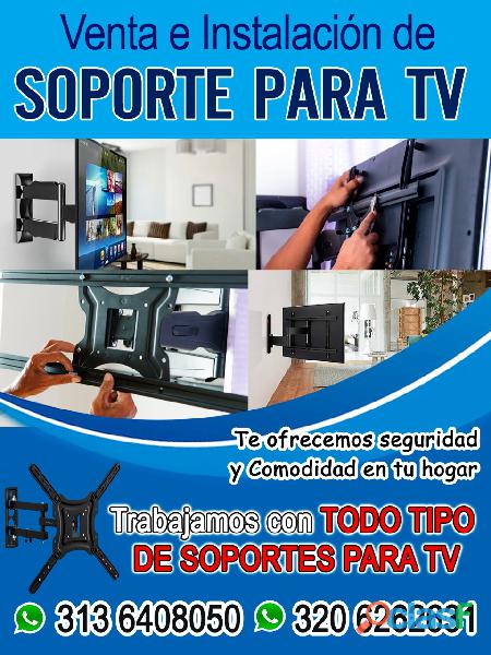 venta e instalacion de soportes para todo tipo de tv