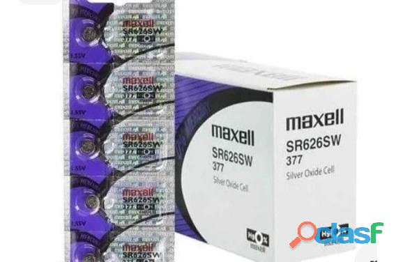 100 Pilas Maxell 377 Sr626sw 100% Original Made In Japan