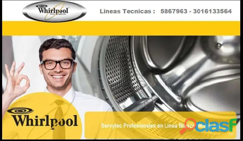 Reparación de Lavadoras,Neveras,Microondas Whirlpool