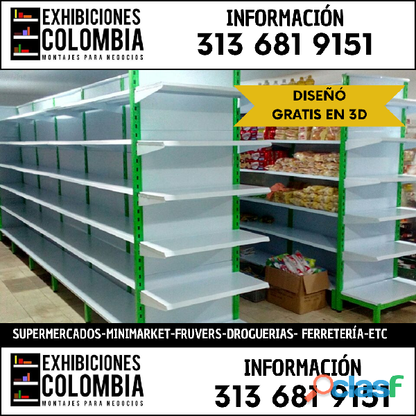 Estanterias para supermercados