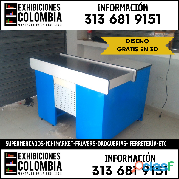 Punto de pago para supermercados y exhibiciones colombia