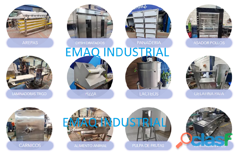 EMAQ Industrial Equipos industria alimentaria