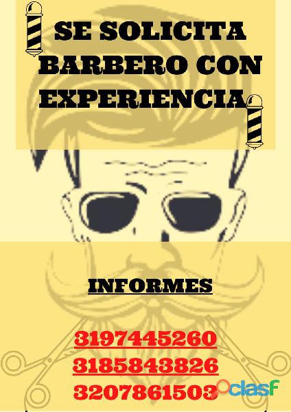 Barberos con experiencia