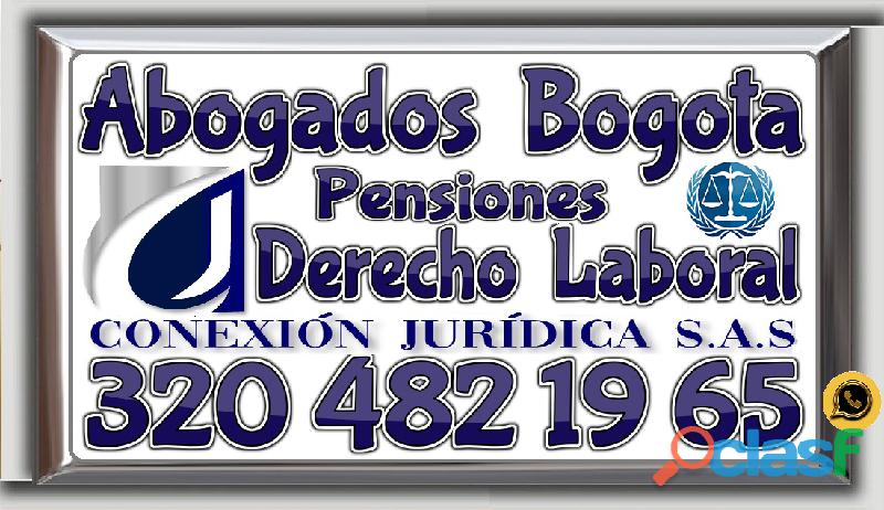 ⭐ Bogota, Abogado, Abogada, Derecho Laboral, Pensiones,