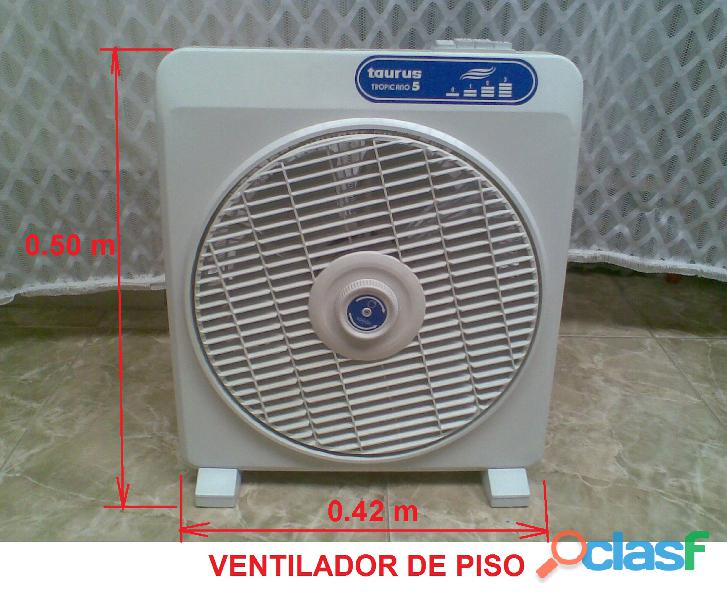 VENTILADOR TAURUS TROPICANO 5 COLOR BLANCO.