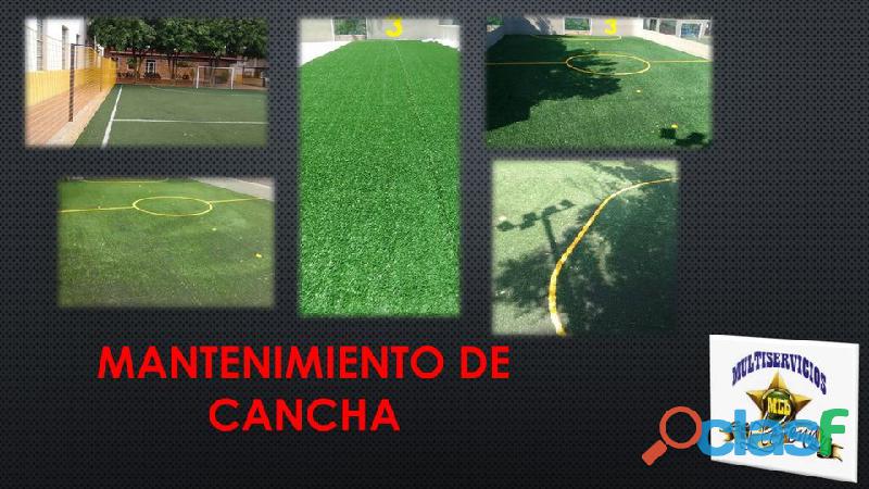 MANTENIMIENTO DE CANCHAS.